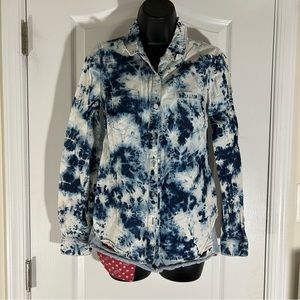 Denim acid Wash Shirt with Pockets